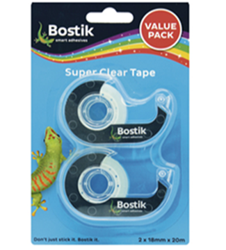 Super Clear Tape Value Pack 2 X 33mmX12mm